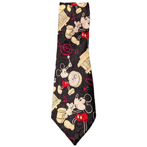 Vintage Disney Mickey Mouse Marching Band Olympia Men's Neck Tie
